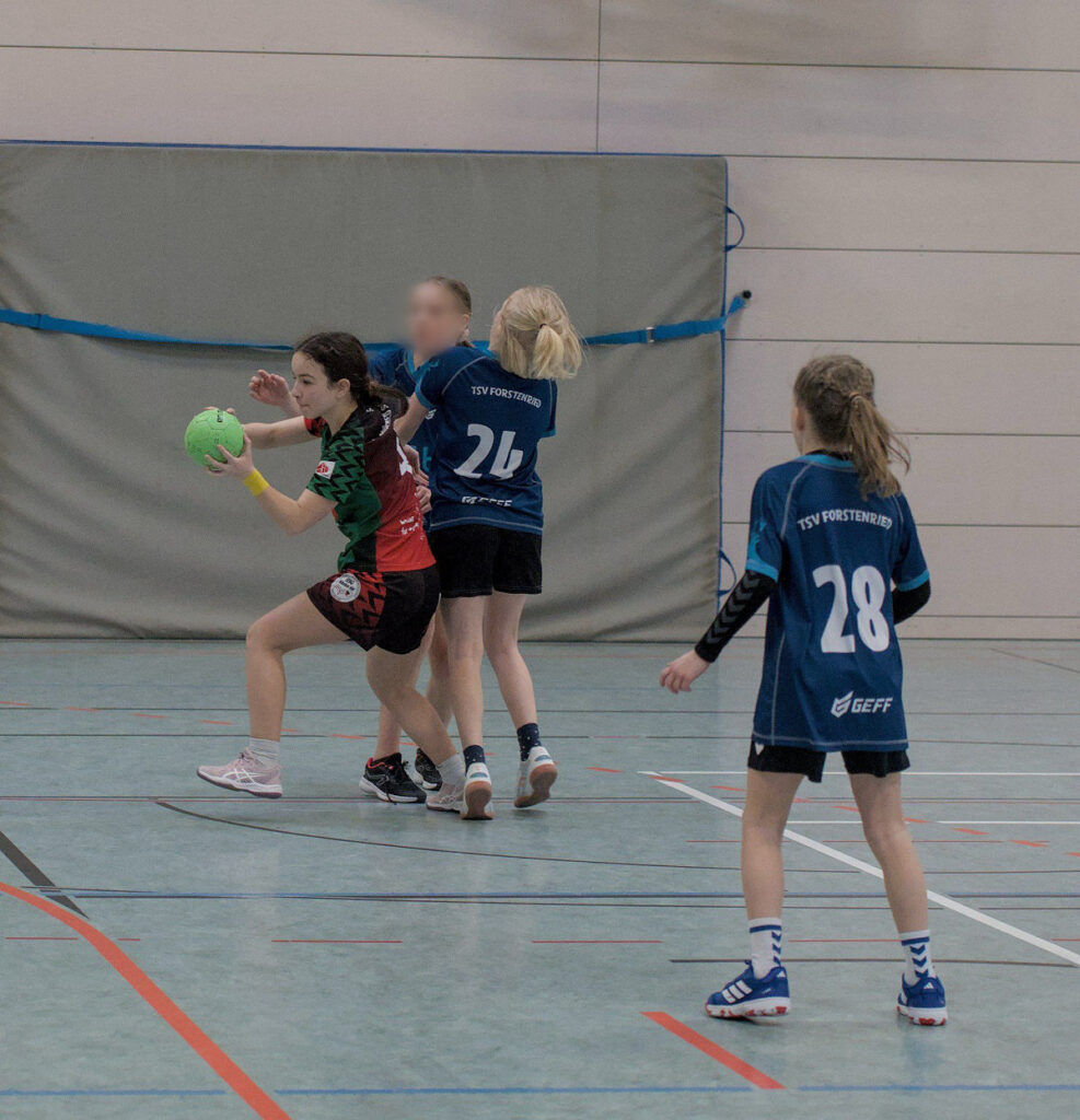 Handball D-jugend weiblich gegen Forstenried 2025