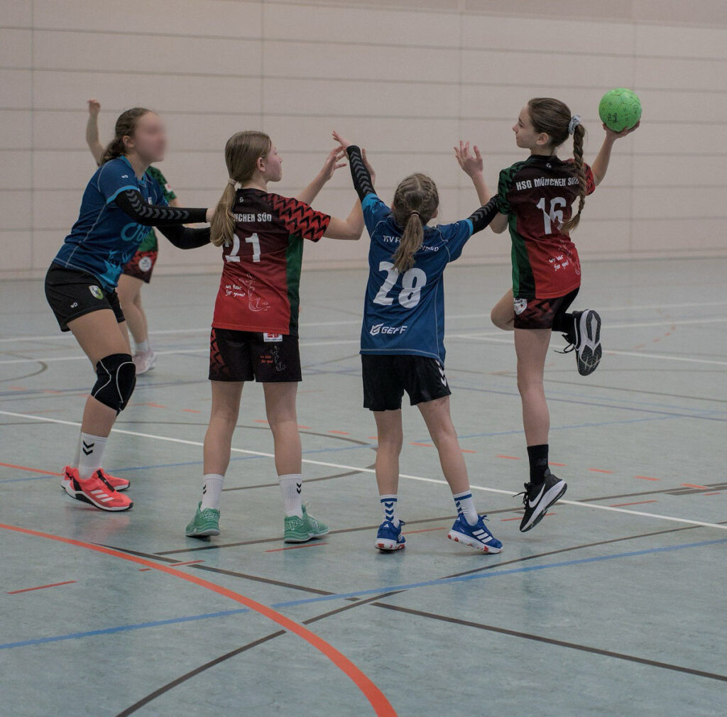 Handball D-jugend weiblich gegen Forstenried 2025
