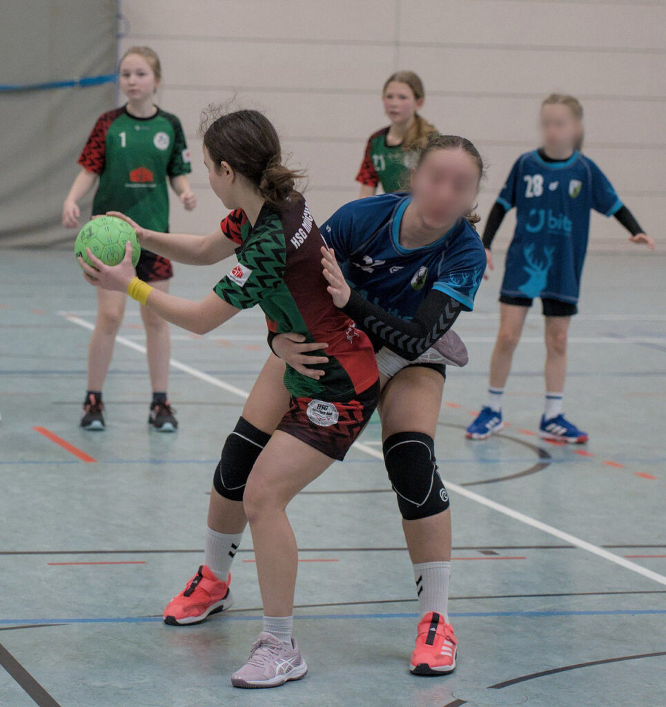 Handball D-jugend weiblich gegen Forstenried 2025