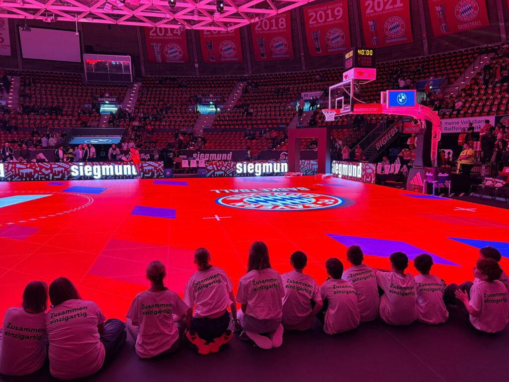 Basketball Einlaufkids Pokal-Achtelfinale 2025