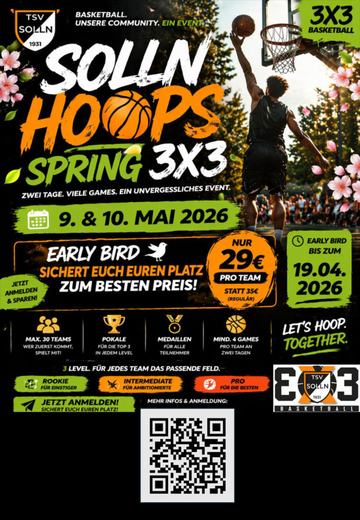 Solln Hoops Spring 3x3 -1- Early Bird