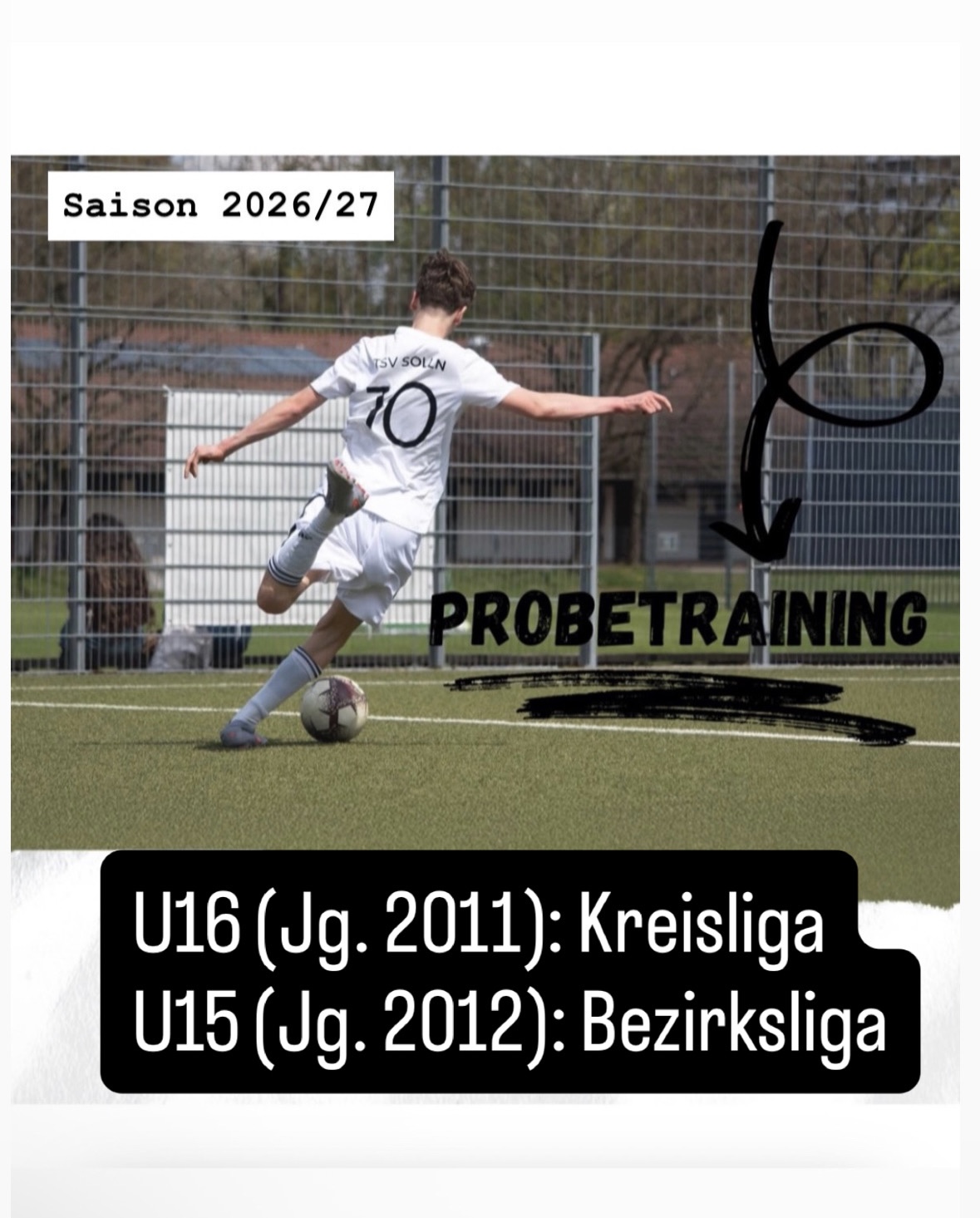 Kreisliga Jugend Probetraining 2026