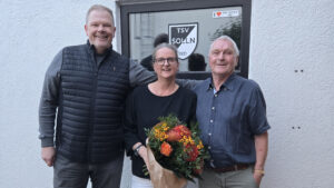 10-jähriges Jubiläum von Beate als Geschäftsstellenleiterin beim TSV Solln