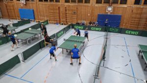 Tischtennis Jugend gegen Blumenau