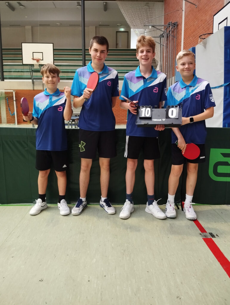 Tischtennis Jugend gegen Unterhaching