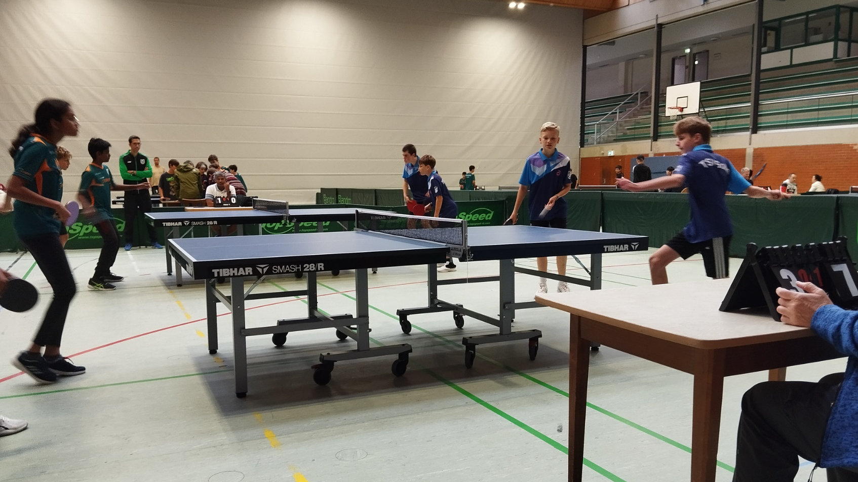 Tischtennis Jugend gegen Unterhaching